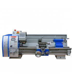 Lathe PLB-290-VF have variable speed and metal gears , its a precision metal lathe